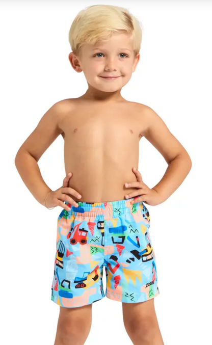Digger Water Shorts - Kids