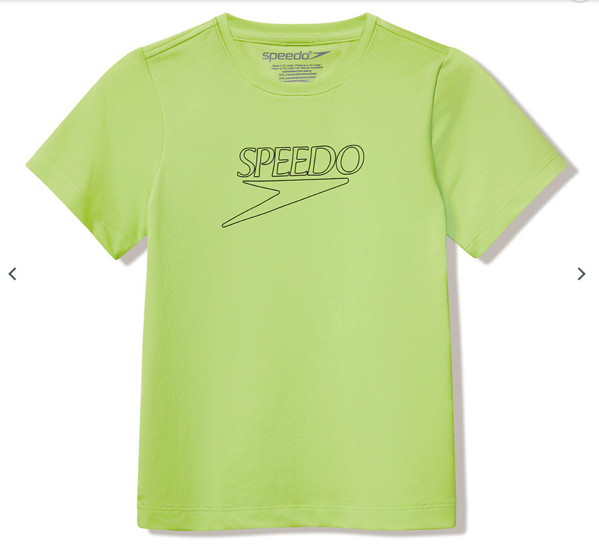 Unisex SS Logo Rash guard Light Green