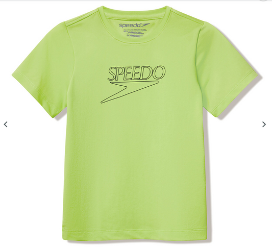 Unisex SS Logo Rash guard Light Green