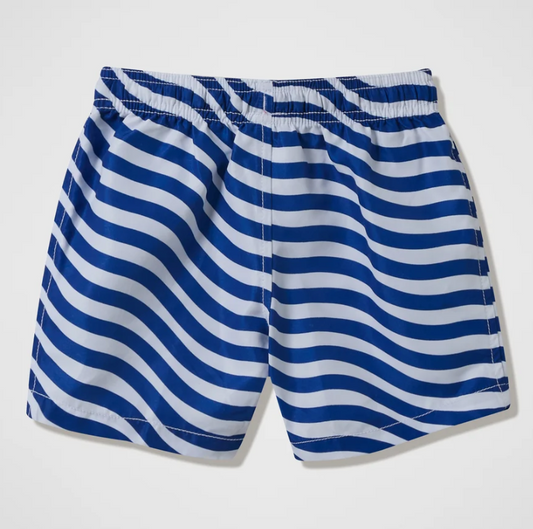 Infant Swim Short - Blue / White