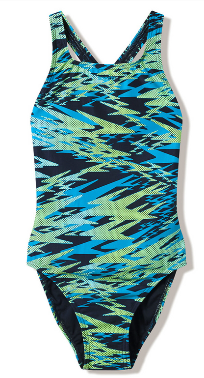 Hyperboom Print Medalist One Piece - Women's
