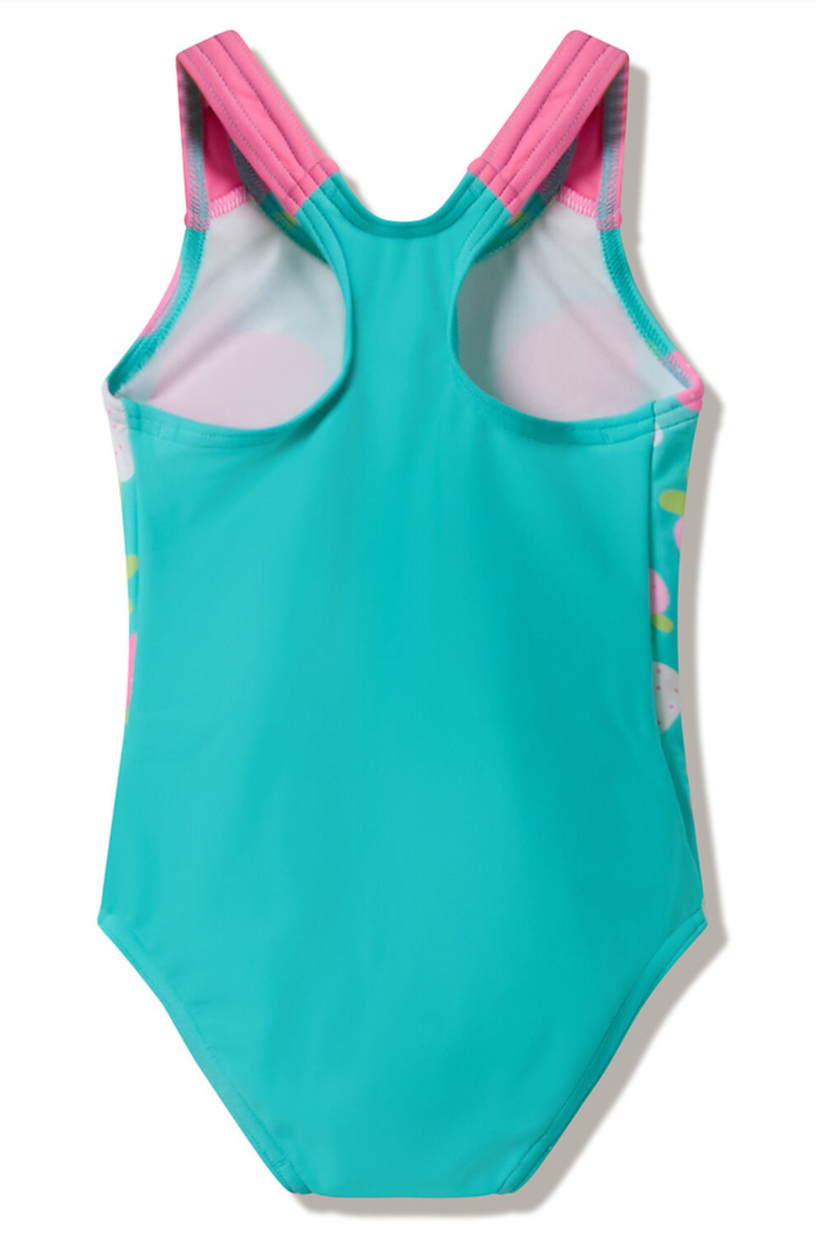 Infant Print 1 Piece - Aqua Breeze - Girls