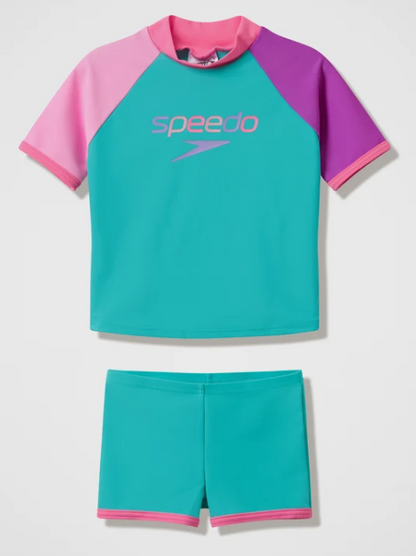 Unisex Short Sleeve Rash Guard Set - 2 Colours Available