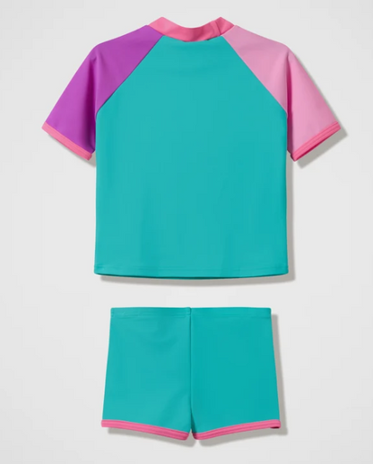 Unisex Short Sleeve Rash Guard Set - 2 Colours Available