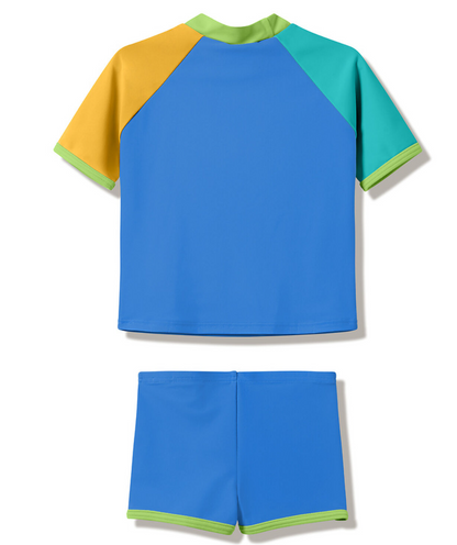 Unisex Short Sleeve Rash Guard Set - 2 Colours Available