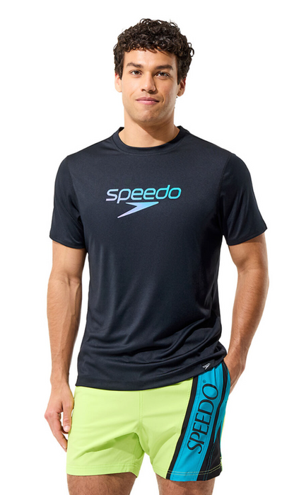 Short Sleeve Graphic Swim Shirt - Men's