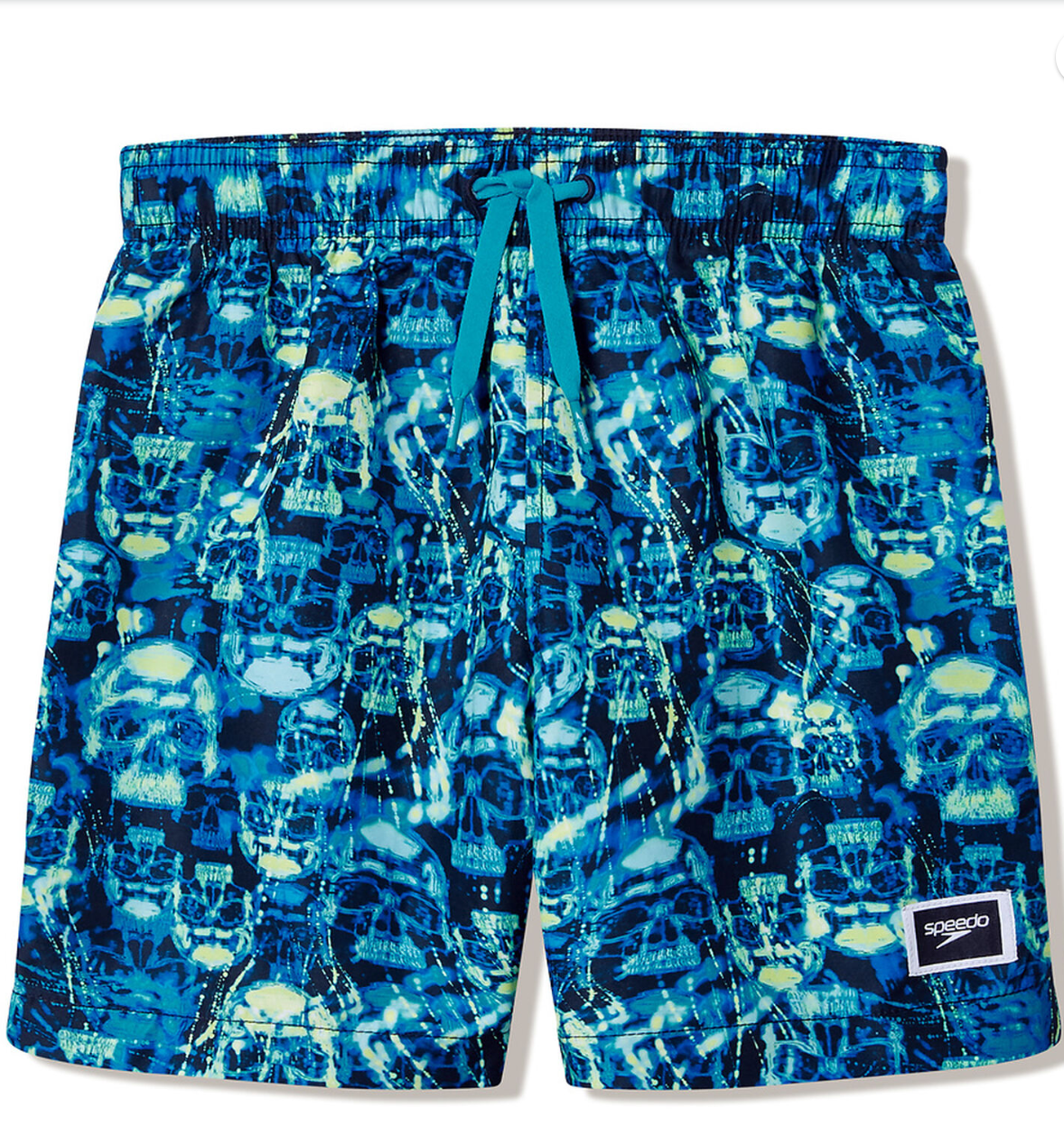 Print Swim Short 15" Nightwatch/Citrusgreen