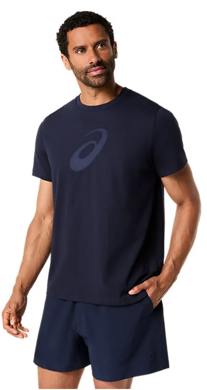 Spiral Graphic Tee - Cream / Midnight