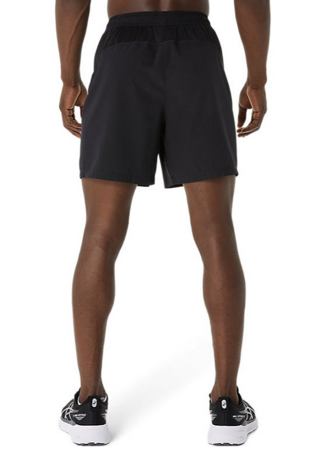 Court 7 Inch Short - Brilliant White / Performance Black- Men's