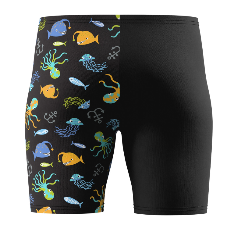 Infant Print Jammer - Anthracite - Boys