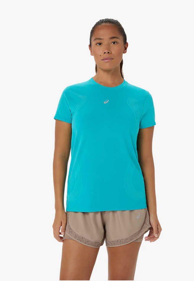 ROAD SEAMLESS SHORT SLEEVED TOP - GREIGE - Women's