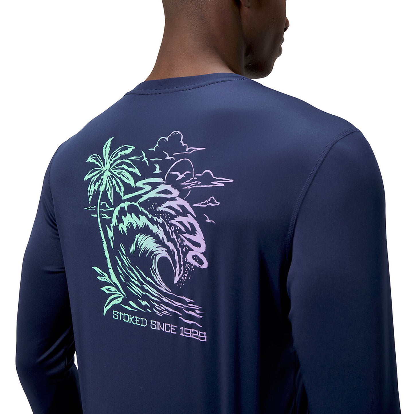 Speedo Surf Long Sleeve Graphic Rash Top Mens X7-69D-P2547