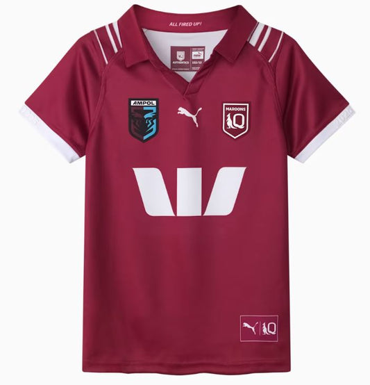 2025 QLD Replica Home Jersey - YOUTH