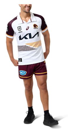 BRISBANE BRONCOS 25 REPLICA HOME SHORT - Mens