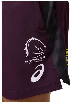 2025 BRISBANE BRONCOS REPLICA TRAINING SHORT - MENS