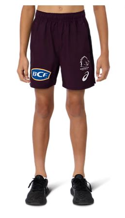 BRISBANE BRONCOS 25 REPLICA TRAINING SHORT - YOUTH