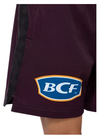 BRISBANE BRONCOS 25 REPLICA TRAINING SHORT - YOUTH