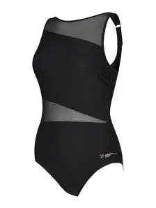 ZOGGS - Womens Rustique Mesh V Back Swimsuit 462421