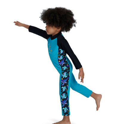 Toddler Boys LS All-In-One Sun Suit